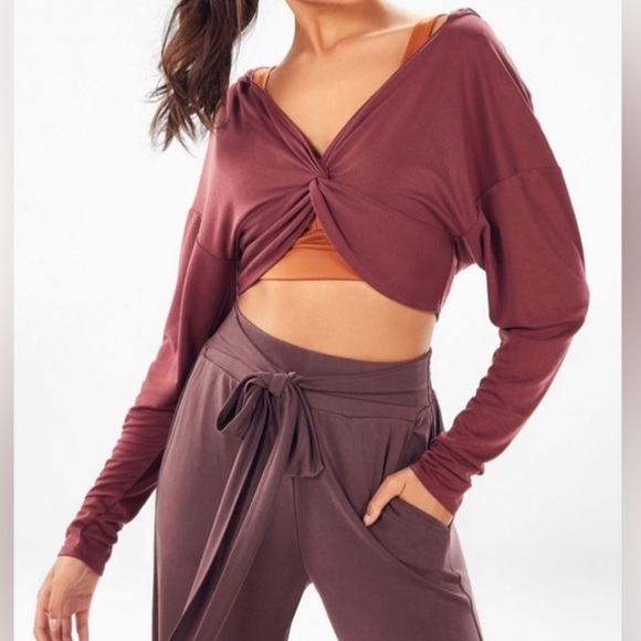 Fabletics Tops - Fabletics Liv Twist Front Hoodie